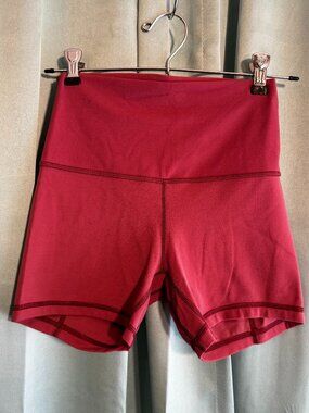 Lululemon Align High Rise Shorts Deep Rose Size 6 Yoga Workout
